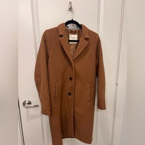 Abercrombie & Fitch Wool Dad Coat